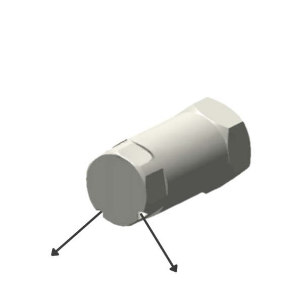 U2x45° · Optional nozzle