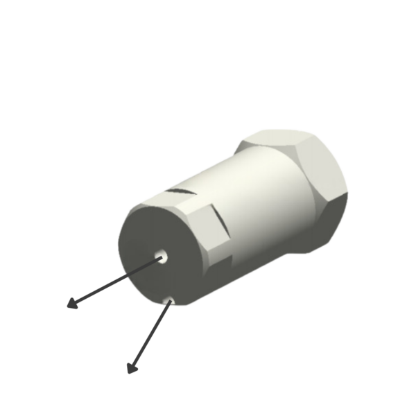 U2x0°/45° · Optional nozzle